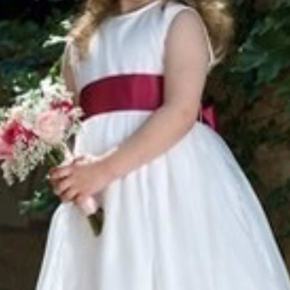 Strasberg Off-White Girl's Formal Dress.